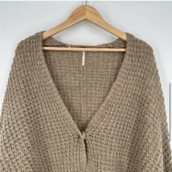 Free People Breeze Waffle Knit Cardigan - Picture 7 of 10